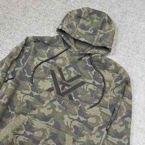 Vortex Optics Sweatshirt Hoodie Men's Medium Camo Green Brown Hunting
